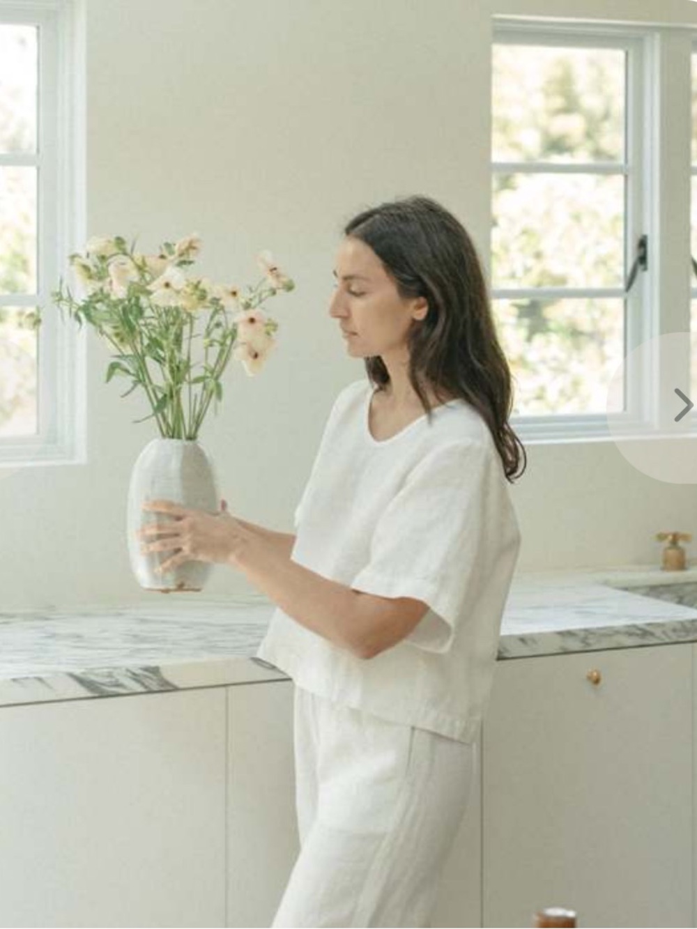 Gillian Stevens Aya linen tee - Picture 2 of 7
